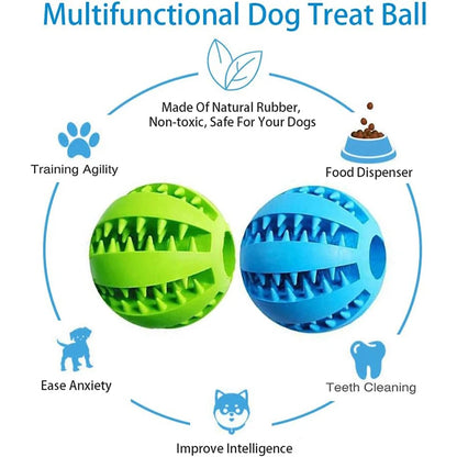 Dog Toy Ball Interactive Rubber