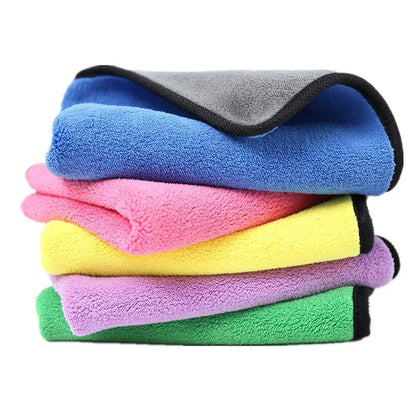 Soft Coral Fleece Pet Towel