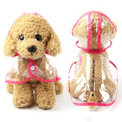 Transparent Raincoat For Pets