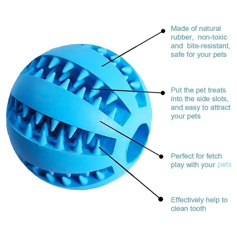 Dog Toy Ball Interactive Rubber