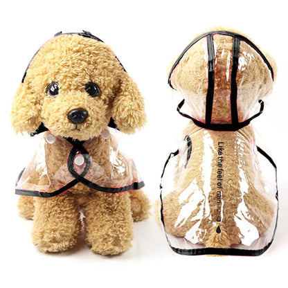 Transparent Raincoat For Pets