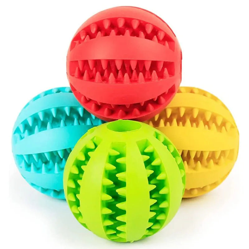 Dog Toy Ball Interactive Rubber