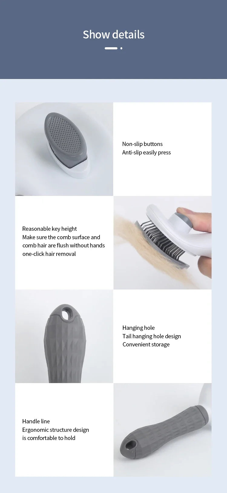 Pet Cat Hair Brush