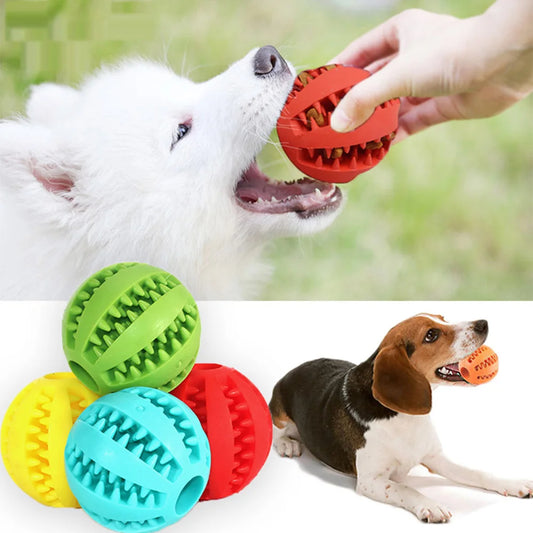 Dog Toy Ball Interactive Rubber